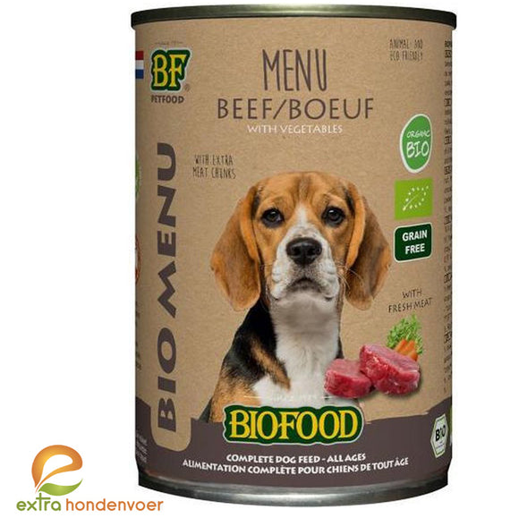 Biofood Organic Rund Menu Blik 400gr